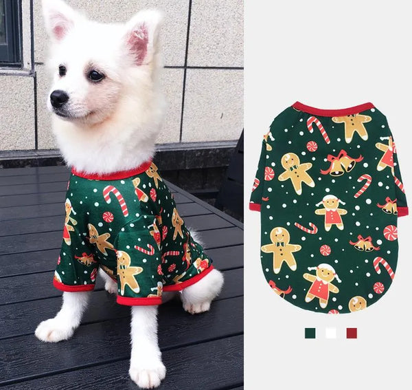 Printed Pet Clothes - Stylish Cotton Outfit