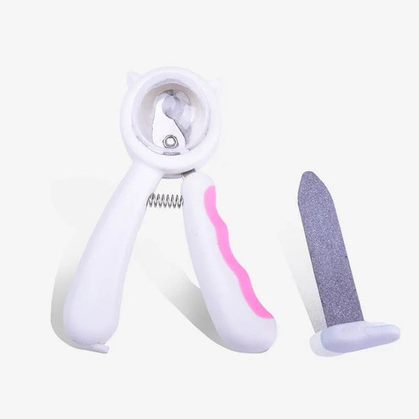 Pet Nail Scissors with File Safety Grooming Tool