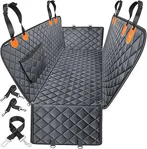 Back Seat Extender for Dogs – Waterproof, Durable Car Seat Cover with Anti-Slip Hammock Design