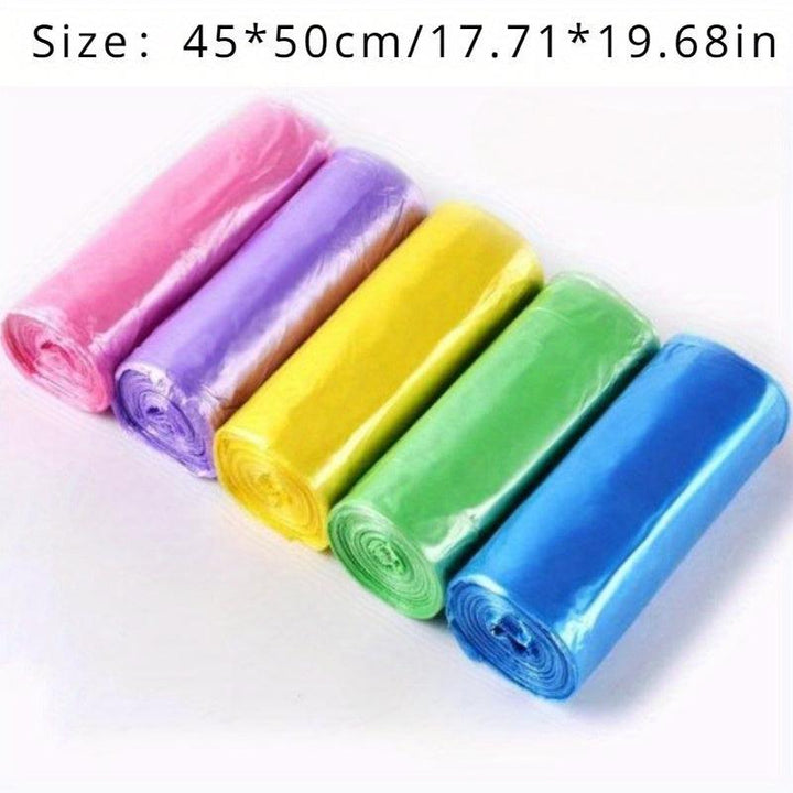 Economy Pack 100pcs/5 Rolls Garbage Bags, 120g - themiraclebrands.com