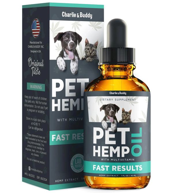 Hemp Oil for Dogs & Cats – Calming & Pain Relief Support