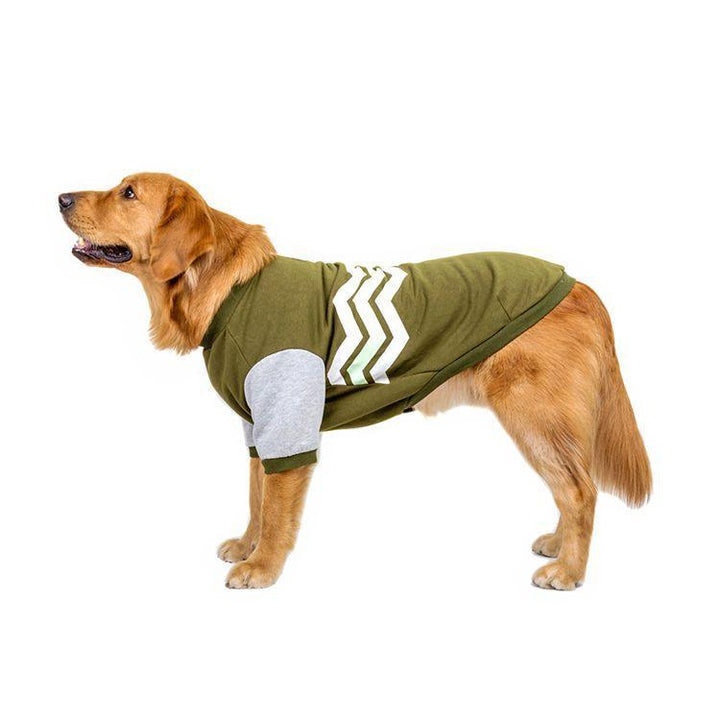 Cotton Big Dog Wave Sweater - Pet Leisure Sweater - themiraclebrands.com