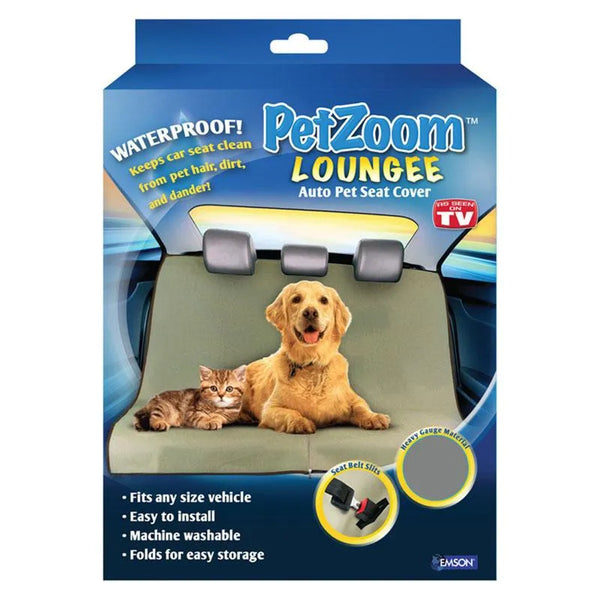 Petzoom Loungee Large Size Pet Crate & Safe Seat Bag Carrier Travel Bed