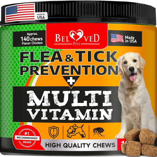 Natural Flea & Tick Defense Chews for Dogs