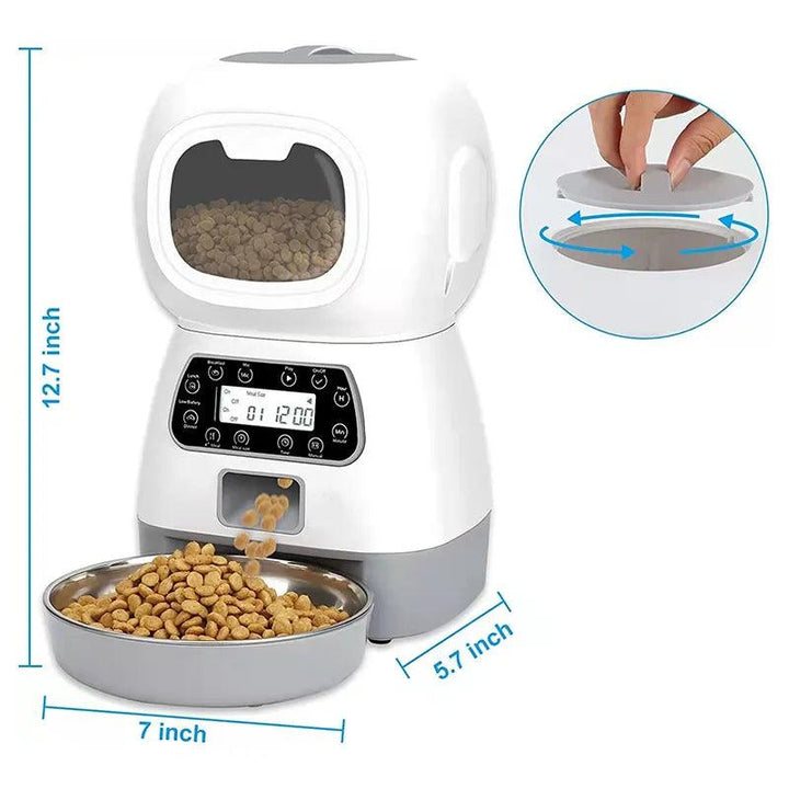 3.5L Smart Pet Feeder Automatic Dispenser - themiraclebrands.com