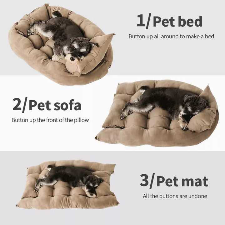 3-in-1 Multifunction Dog Bed Mat Sofa - themiraclebrands.com