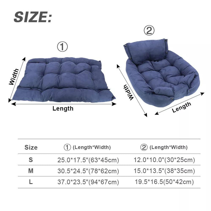 3-in-1 Multifunction Dog Bed Mat Sofa - themiraclebrands.com