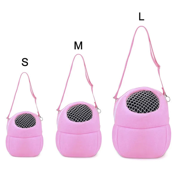 Small Animal Travel Carrier – Portable Mesh Backpack