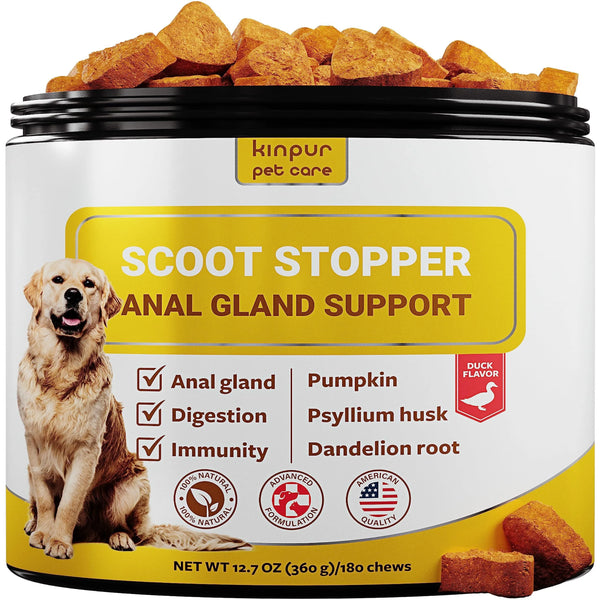 Kinpur Scoot Stopper Chews — Fiber & Anal Gland Support