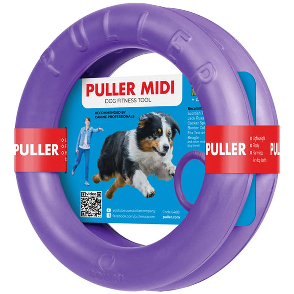 Puller Dog Ring Toy – Fetch, Tug & Fitness Trainer