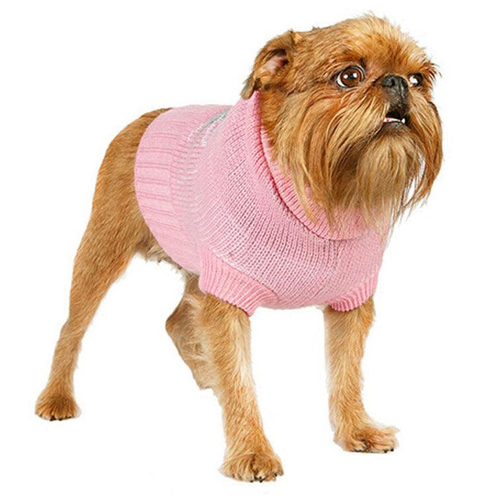 Knitted Pet Sweater - Wool Lapel Style - themiraclebrands.com