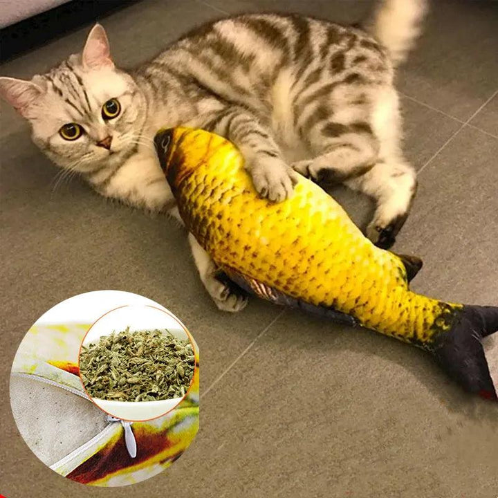 3D Simulation Catnip Fish Toy Anti Bite - themiraclebrands.com