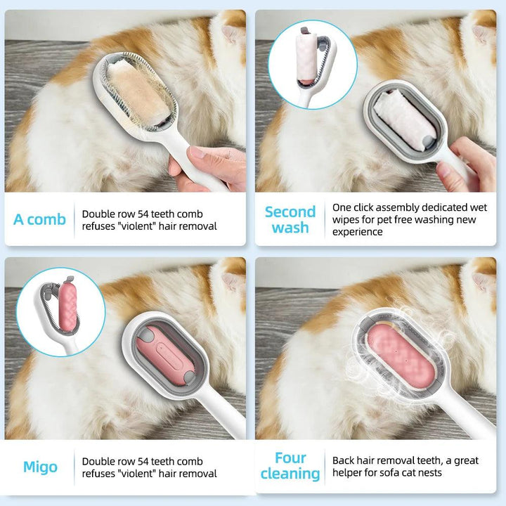 4-in-1 Brush Pet Grooming Magic - themiraclebrands.com