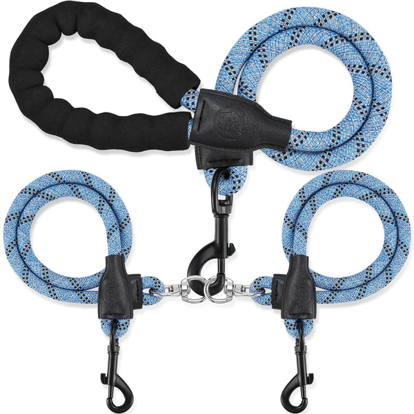 Twin Dog Leash Comfort Glow 360° Spin