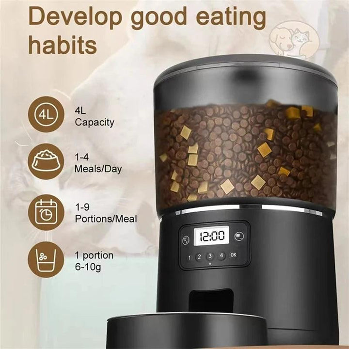 4L Smart Pet Feeder Tuya Control - themiraclebrands.com