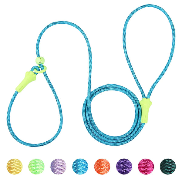 Compact Slip Lead Dog Leash - 5.9 Ft Lightweight No-Pull