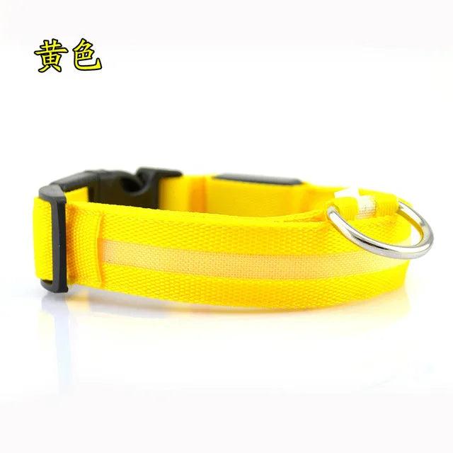 LED Pet Dog Collar - Night Safety Flashing Glow Collar - themiraclebrands.com