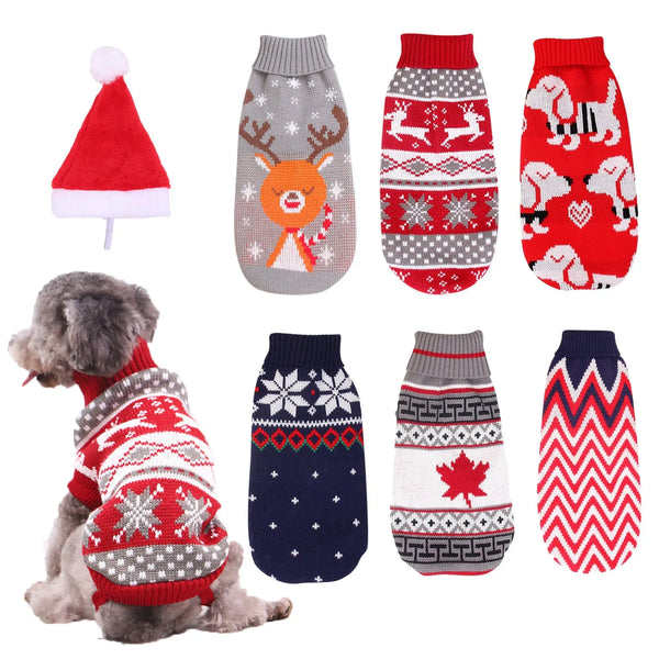 Holiday Pet Sweaters – Knitted Dog & Cat Clothing