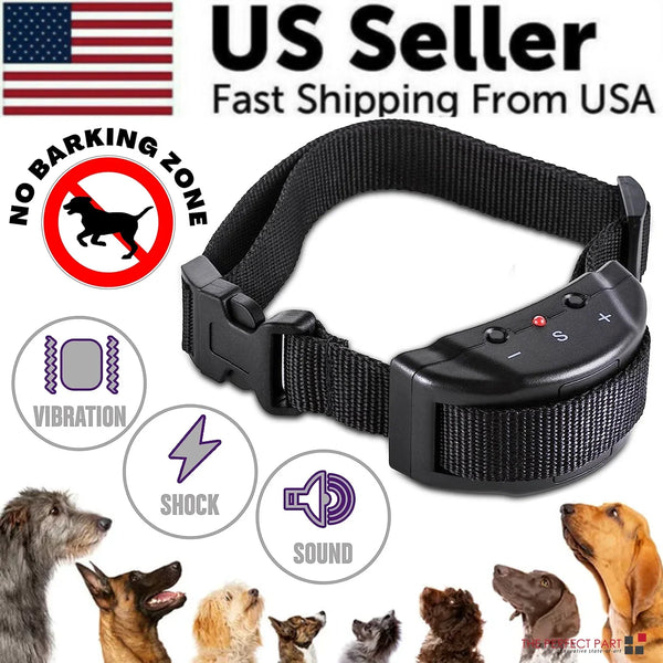 Automatic Anti Bark Shock Collar for Large Dogs – Bark Control Device