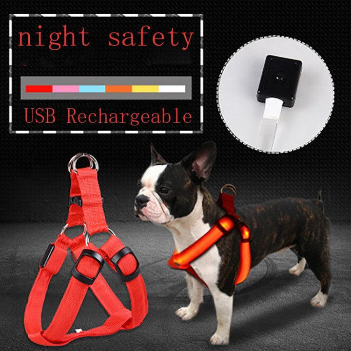 LED Luminescent Dog Chest Strap - themiraclebrands.com