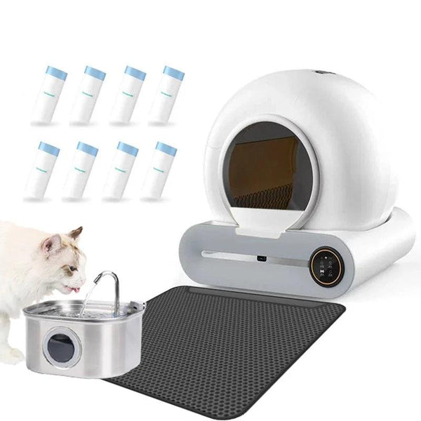 65L Smart Cat Litter Box Self-Cleaning Pet Toilet - themiraclebrands.com