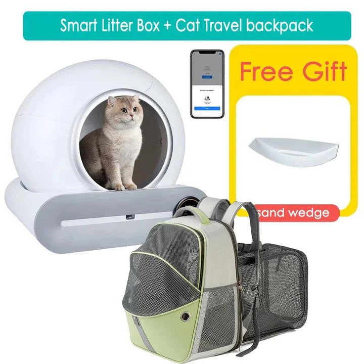 65L Smart Cat Litter Box Self-Cleaning Pet Toilet - themiraclebrands.com