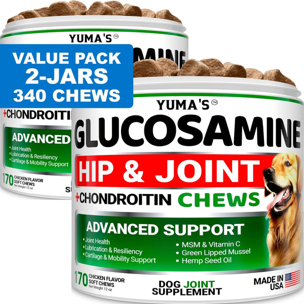 Hip & Joint Health Dual Pack for Dogs - Made in USA