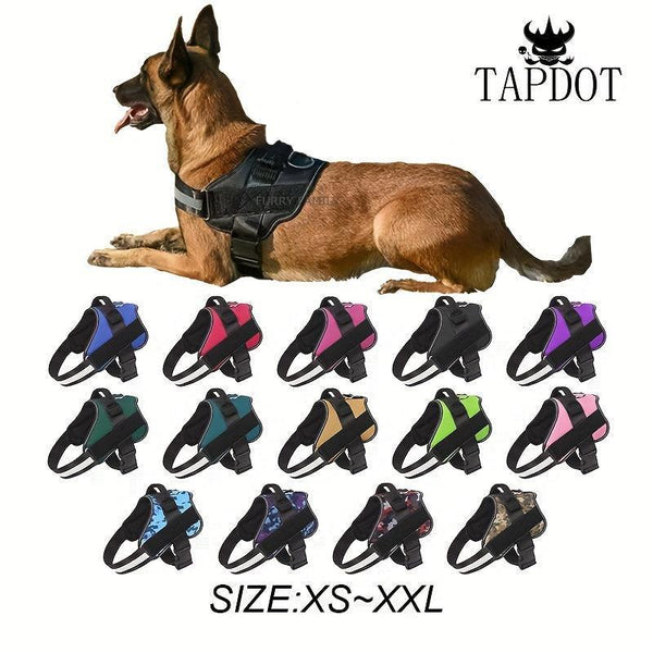 Breathable Reflective Dog Harness - No-Pull Design & Adjustable Fit