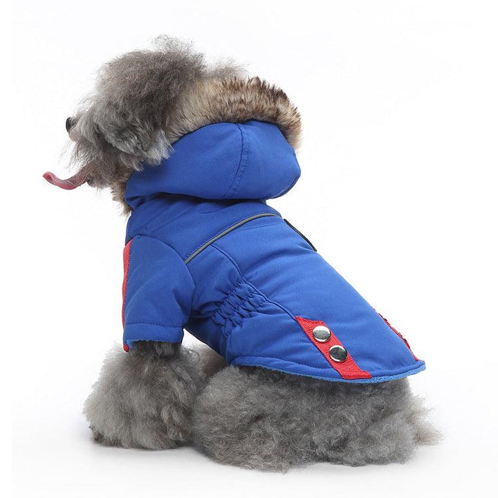 Winter Padded Dog Jacket - Zipper Pet Clothes - themiraclebrands.com