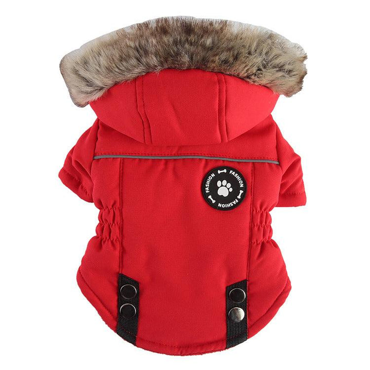 Winter Padded Dog Jacket - Zipper Pet Clothes - themiraclebrands.com