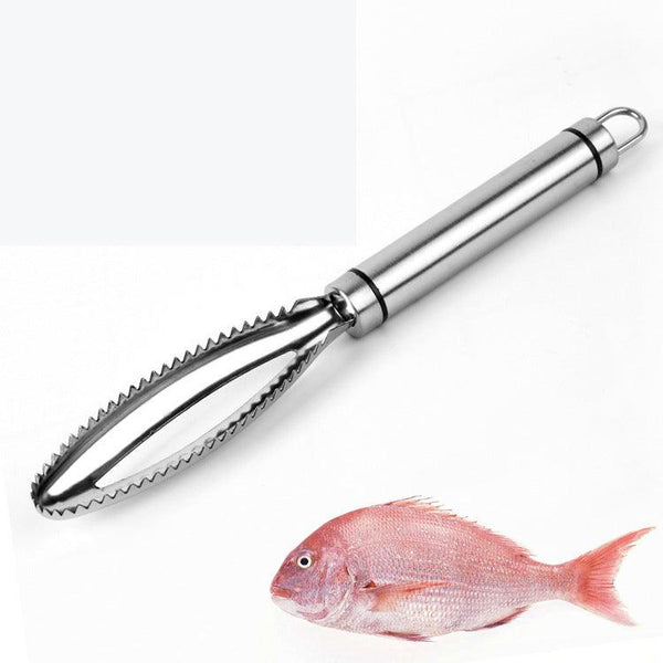 Stainless Steel Fish Scale Scraper Scaler Tool - themiraclebrands.com