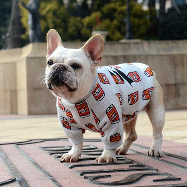 French Bulldog Coat | Cotton Dog T-shirt Sweater - themiraclebrands.com