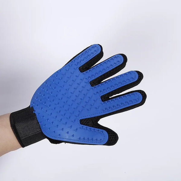 Silicone Pet Brush Glove - Gentle Grooming & Deshedding for Dogs and Cats