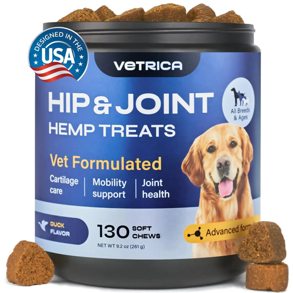 Advanced Hip & Joint Support for Dogs - Hemp Infused