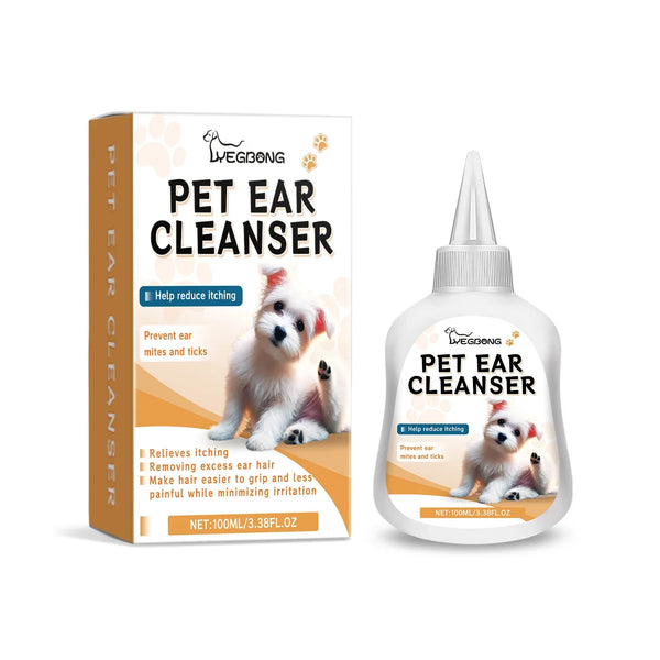 Yegbong Pet Ear Cleaner for Cats & Dogs