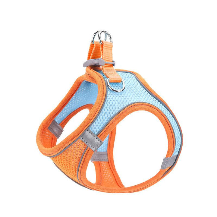 Reflective Breathable Mesh Pet Vest and Leash - themiraclebrands.com