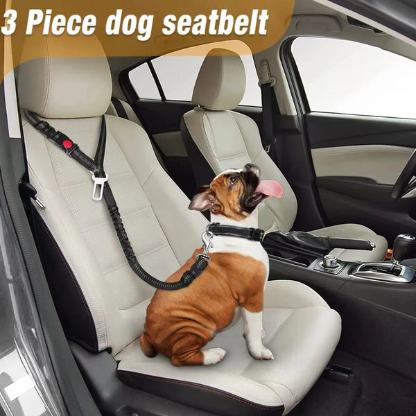 Adjustable Pet Car Seat Belt Towing Rope