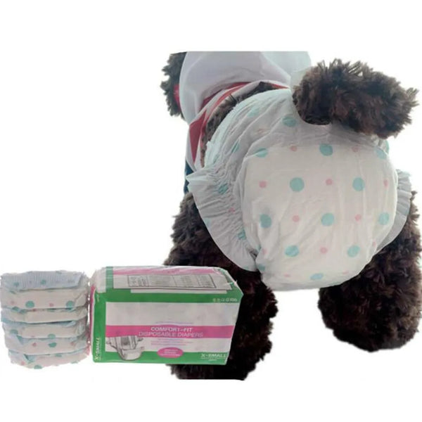 Disposable Female Dog Diapers – Leakproof & Comfortable (10pcs)