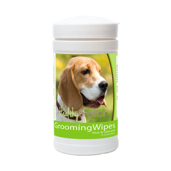 Beagle Grooming Wipes with Aloe & Oatmeal – Cleansing Pet Wipes