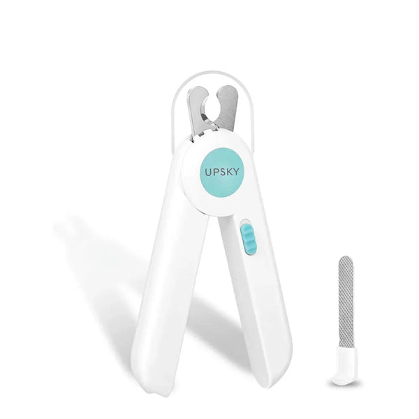 LED Light Dog & Cat Nail Clippers – Anti-Slip, Sharp, with Free Nail File