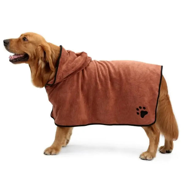 Pet Bathrobe Towel Super Absorbent Drying XS-XL