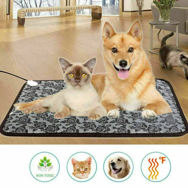 Thermal Self-Heating Pet Bed Pad – Waterproof, Washable, 27.5"x19.6"