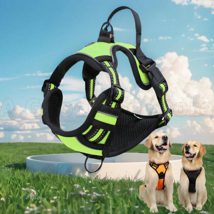 Reflective Dog Harness with Handle - themiraclebrands.com