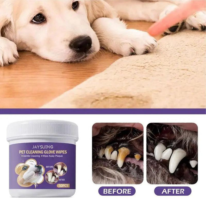 Pet Dental Wipes - Gentle Dental Care - themiraclebrands.com