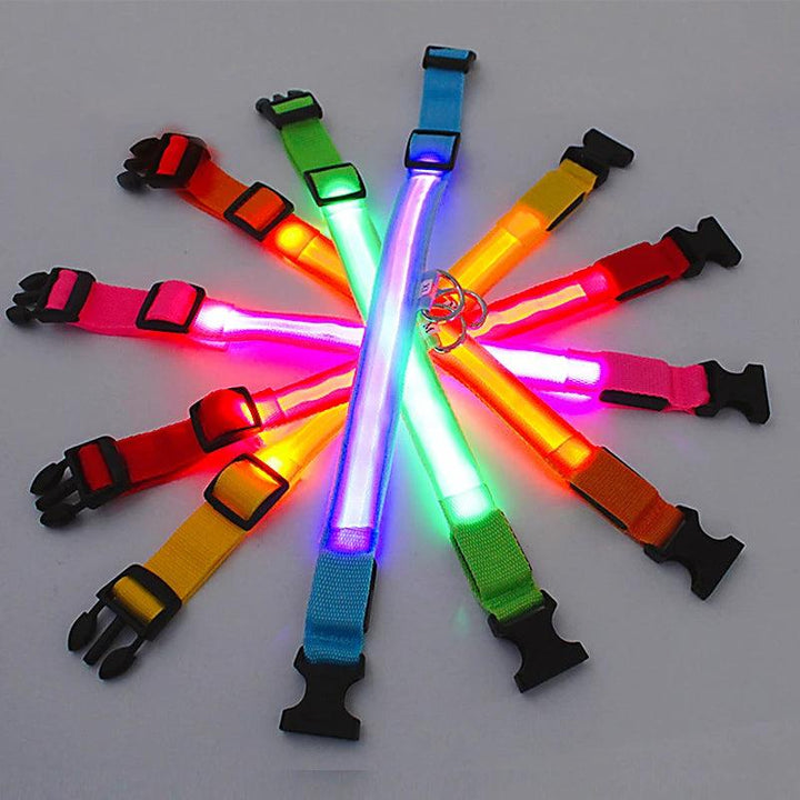 Adjustable LED Glowing Dog Collar - themiraclebrands.com