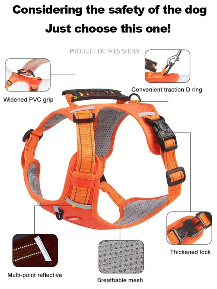 Reflective Adjustable Pet Harness - themiraclebrands.com