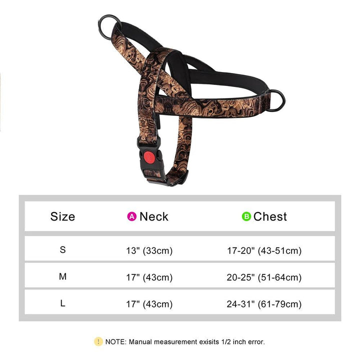 Nylon Dog Harness No Pull Vest - themiraclebrands.com