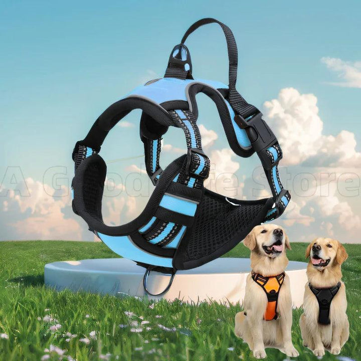 Reflective Dog Harness with Handle - themiraclebrands.com