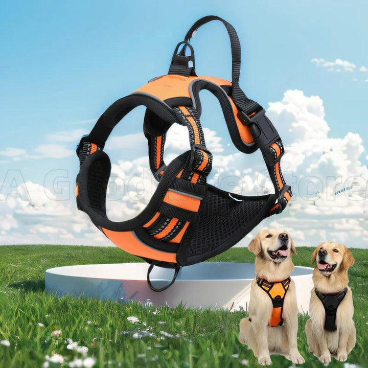 Reflective Dog Harness with Handle - themiraclebrands.com