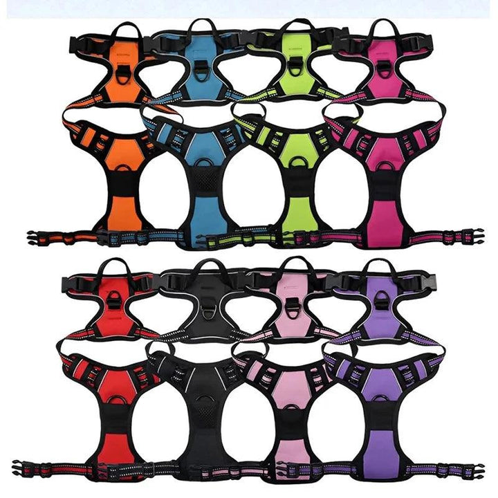 Reflective Dog Harness with Handle - themiraclebrands.com